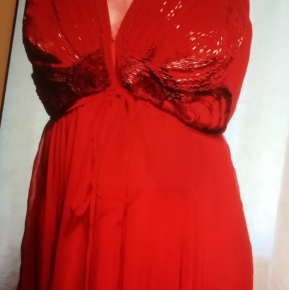 Red dress